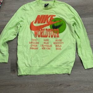 Nike Men's Green World Tour Sweater